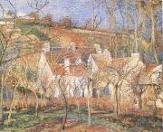 Camille Pissarro Red Roofs(Village Cornet,Impression of Winter) (mk09) China oil painting reproduction